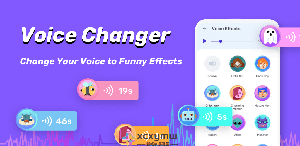 图片[1]-Voice Changer v1.02.75.1230 | 手机变声器、解锁专业版[安卓版]-新畅享源码屋